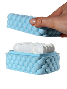 Органайзер для хранения силиконовых патчей, голубой Виноградова